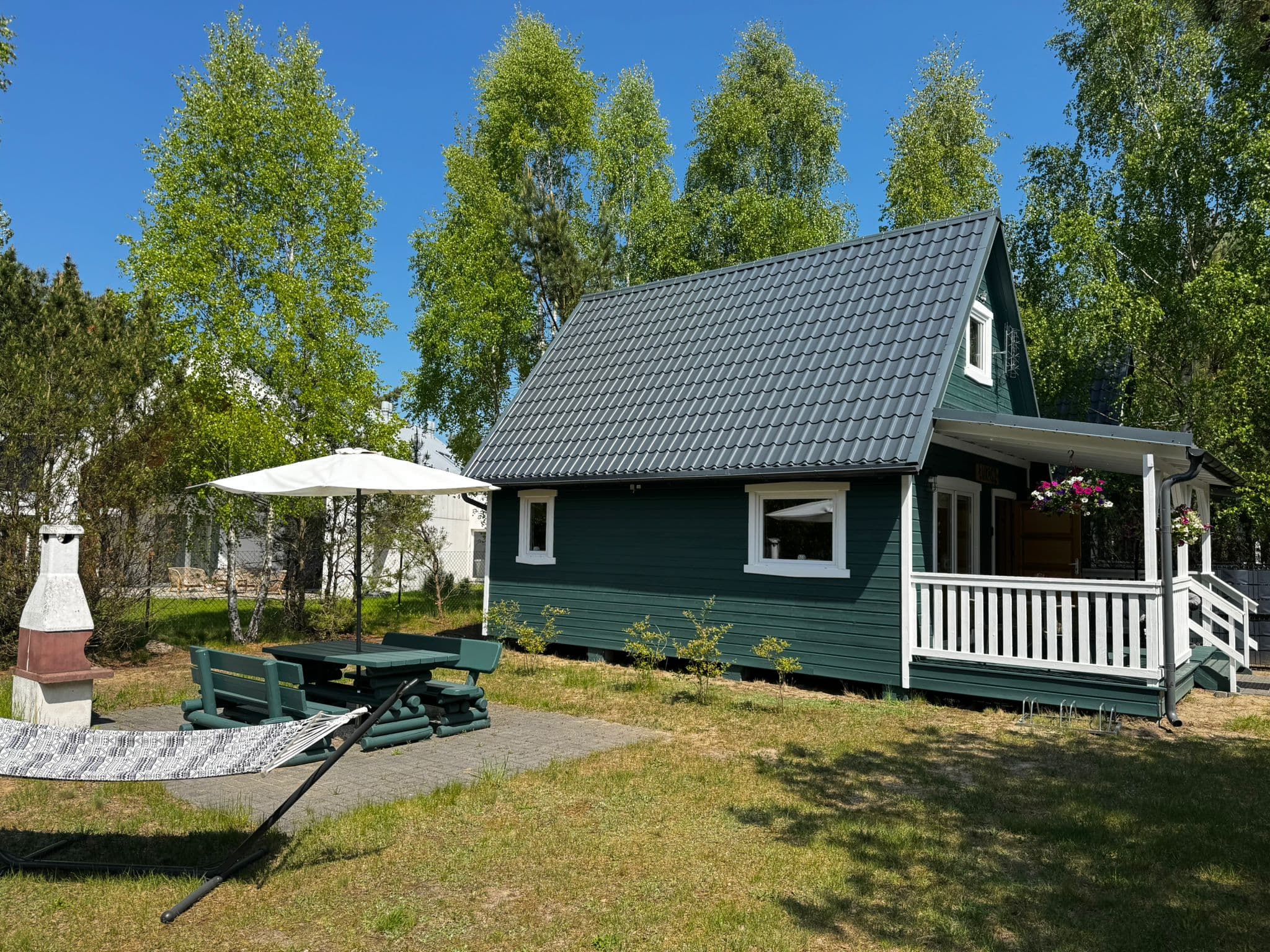 Domek Sosnowy Zakątek z ogrodem i miejscem na wypoczynek